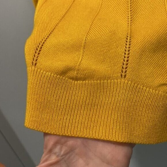 Noisy May Mustard Yellow Long Sleeve Sweater - Picture 6 of 13
